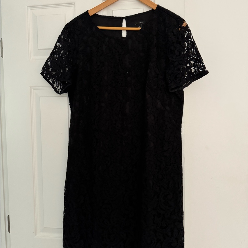 Ann taylor black Lace dress